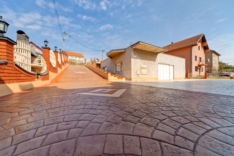 Patterned Concrete Driveway