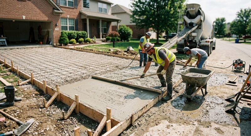 Concrete Driveway Installation Service